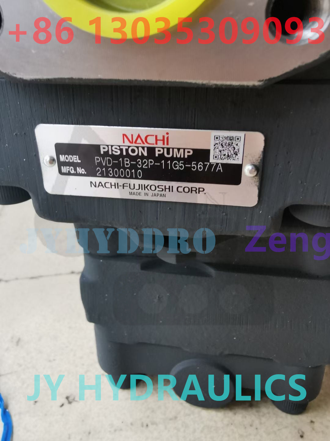 NACHI ORIGINAL PVD-1B-32P-11G5-5677A HYDRAULIC PISTON PUMP