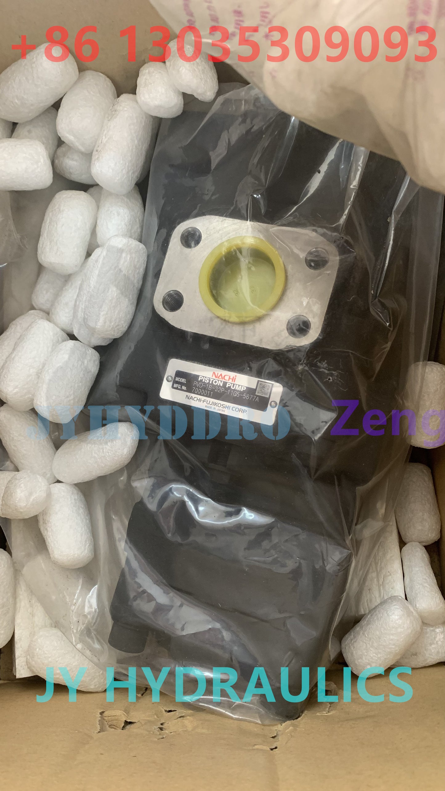 NACHI ORIGINAL PVD-1B-32P-11G5-5677A HYDRAULIC PISTON PUMP