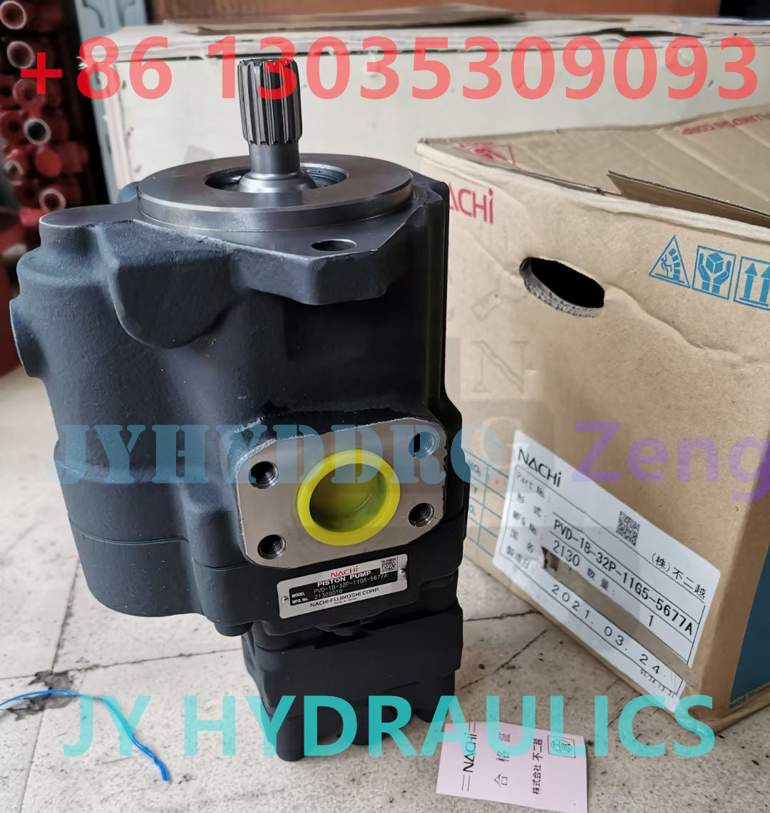 NACHI ORIGINAL PVD-1B-32P-11G5-5677A HYDRAULIC PISTON PUMP