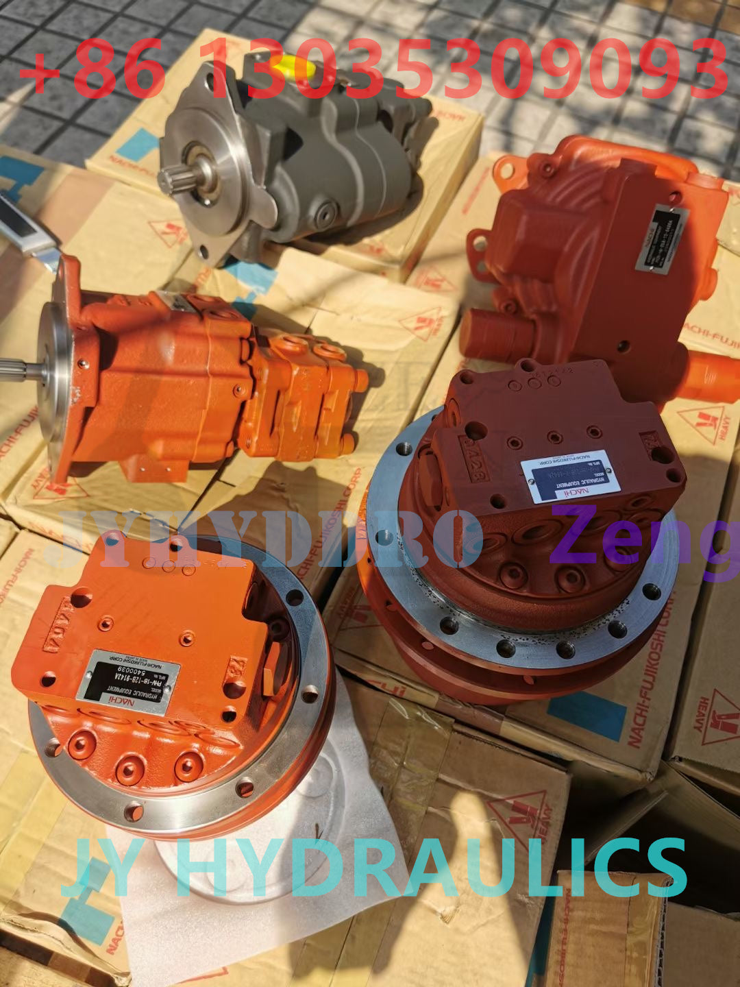 NACHI ORIGINAL PHV-1B-12 PHV-2B-20 PCR-1B-05A FINAL DRIVE TRAVEL MOTOR ASSY&TRAVEL REDUCTION GEARBOX