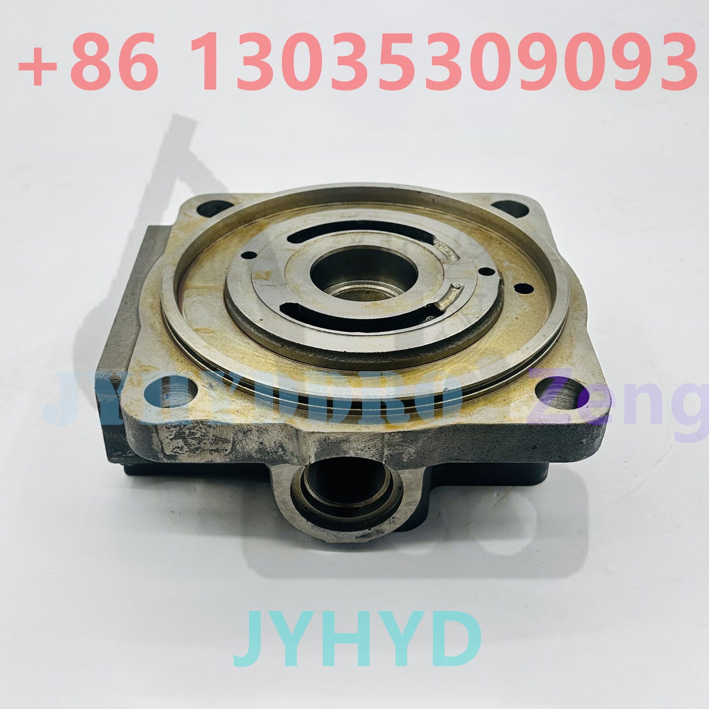 Kawasaki M2X146B swing motor housing casing sub brake valve rear flange
