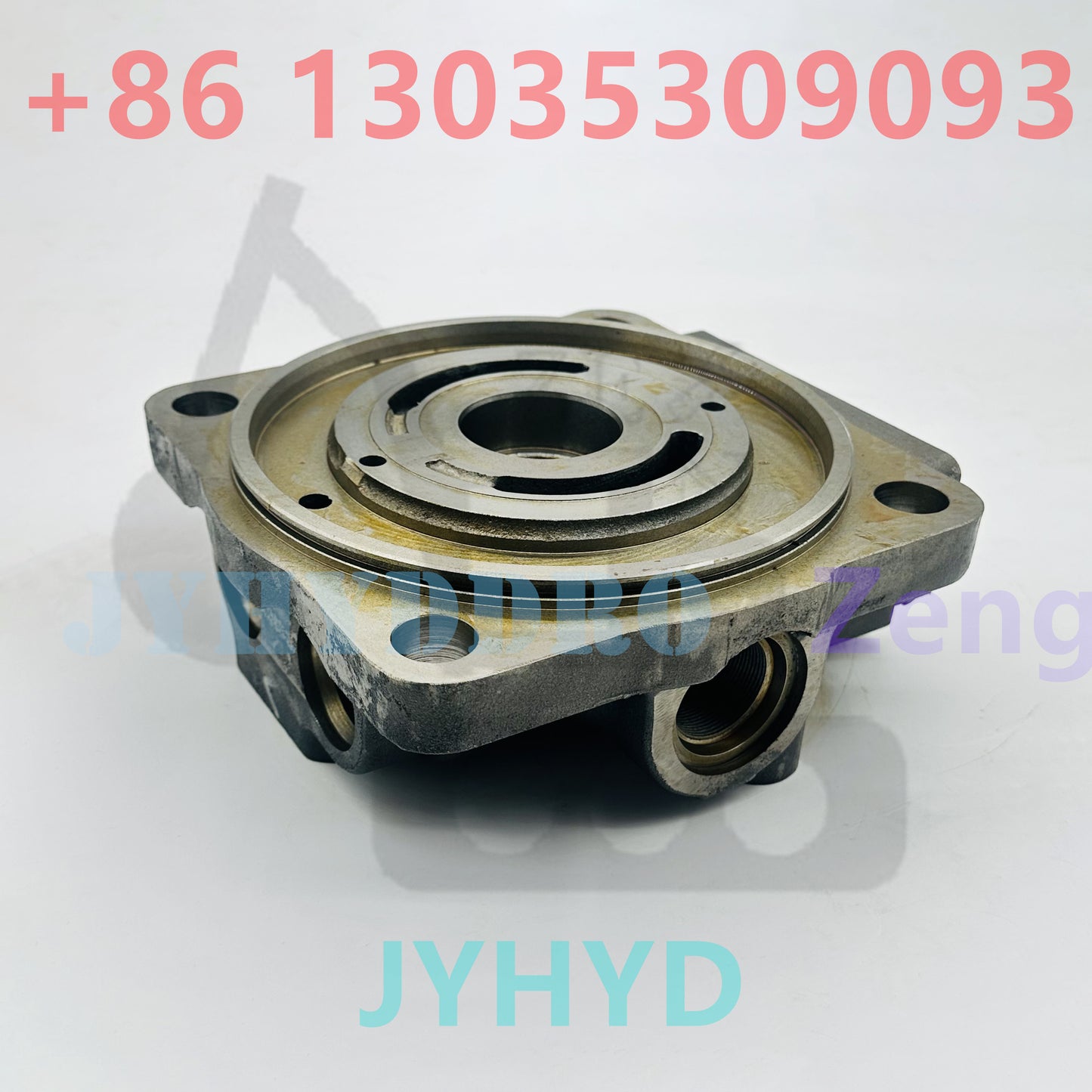 Kawasaki M2X146B swing motor housing casing sub brake valve rear flange