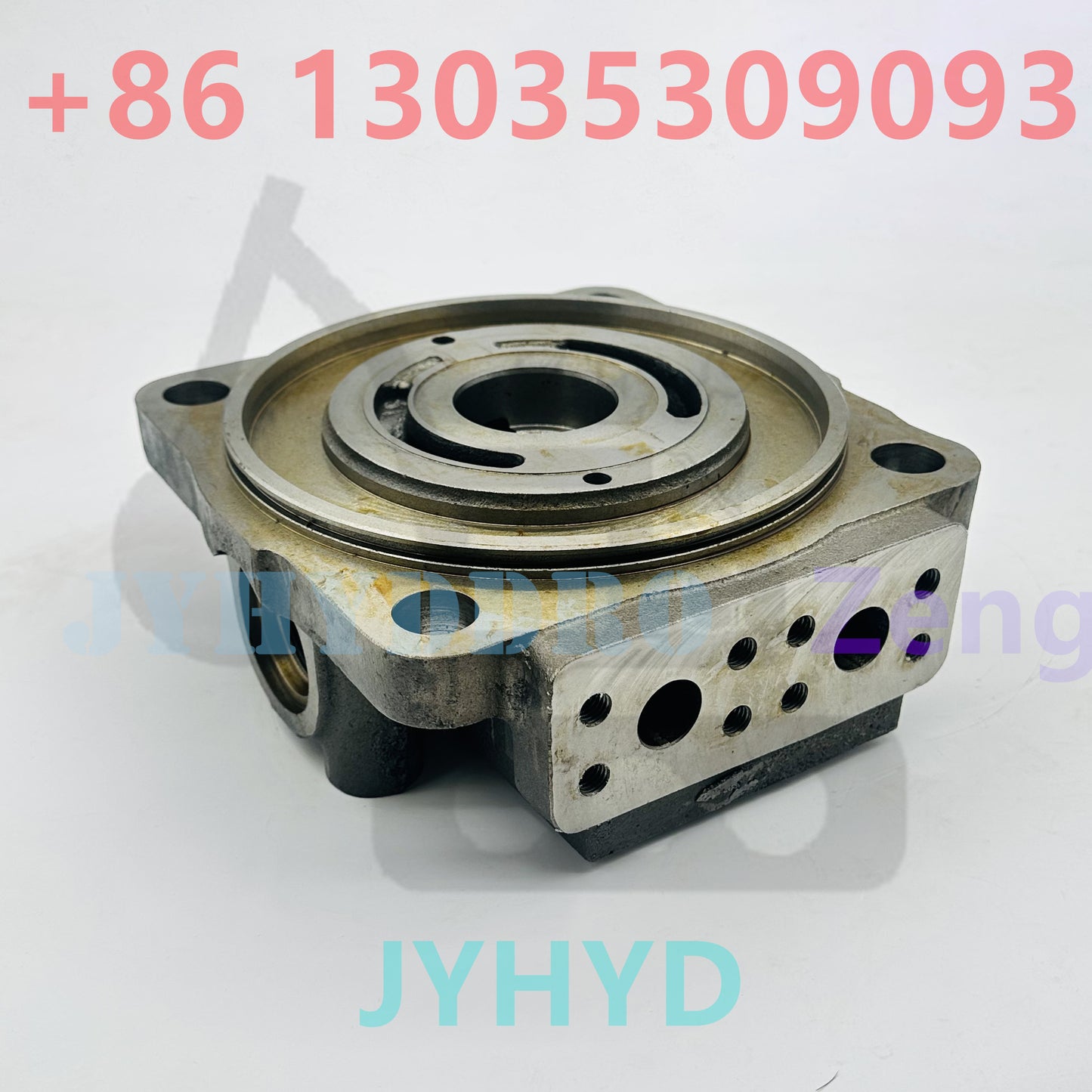 Kawasaki M2X146B swing motor housing casing sub brake valve rear flange