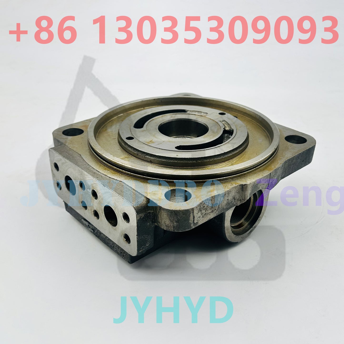 Kawasaki M2X146B swing motor housing casing sub brake valve rear flange