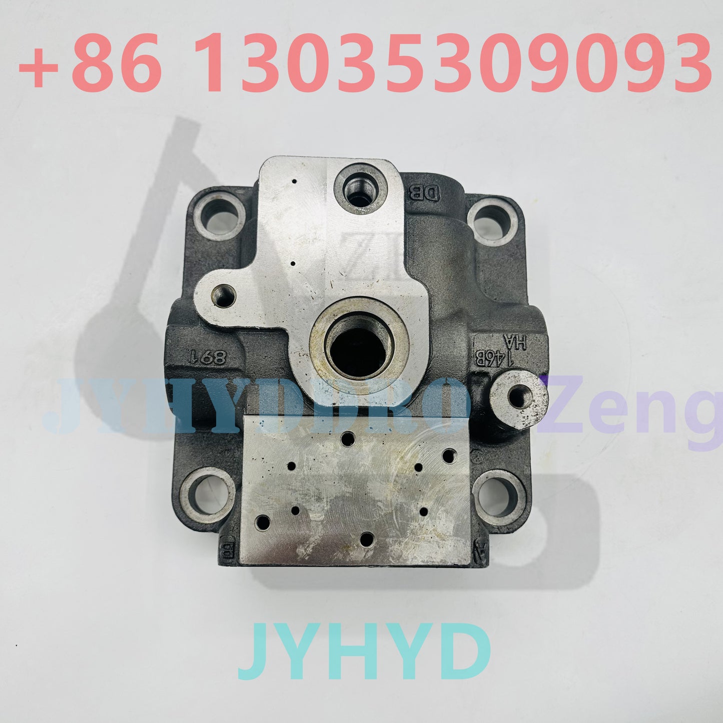 Kawasaki M2X146B swing motor housing casing sub brake valve rear flange