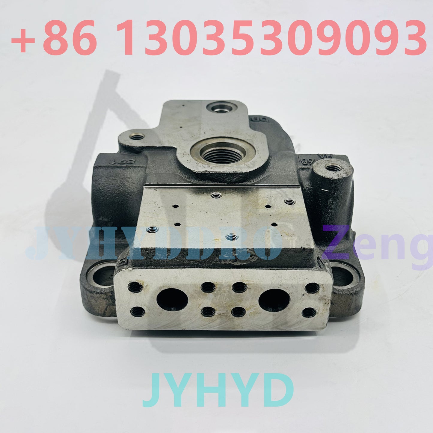 Kawasaki M2X146B swing motor housing casing sub brake valve rear flange