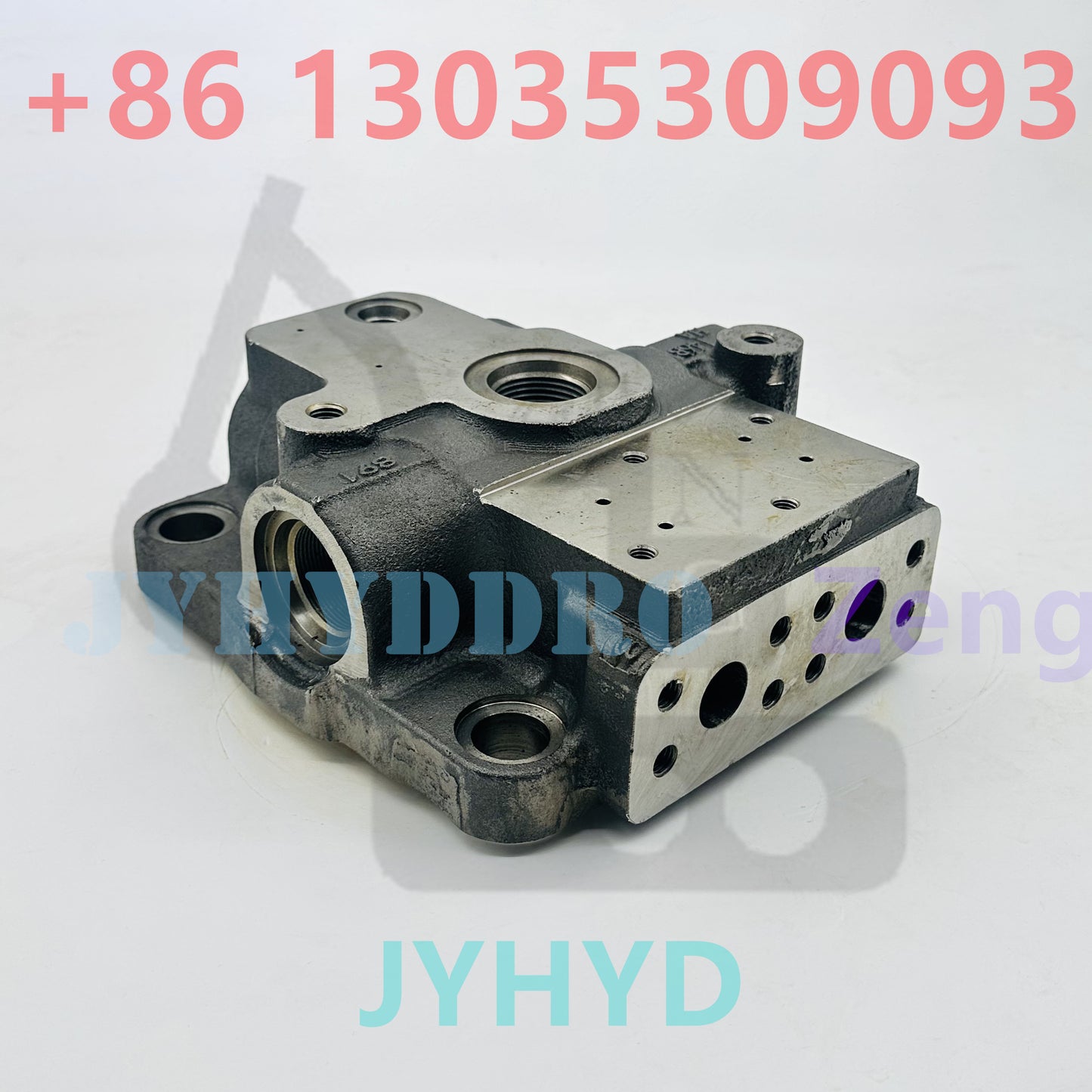 Kawasaki M2X146B swing motor housing casing sub brake valve rear flange