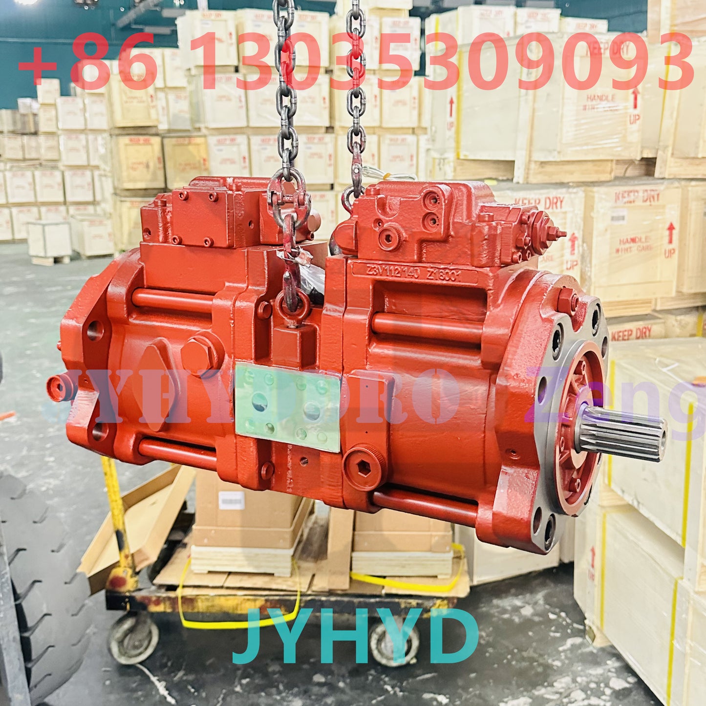 KAWASAKI K3V112DT-1X5R-9N24-V HYDRAULIC MAIN PUMP