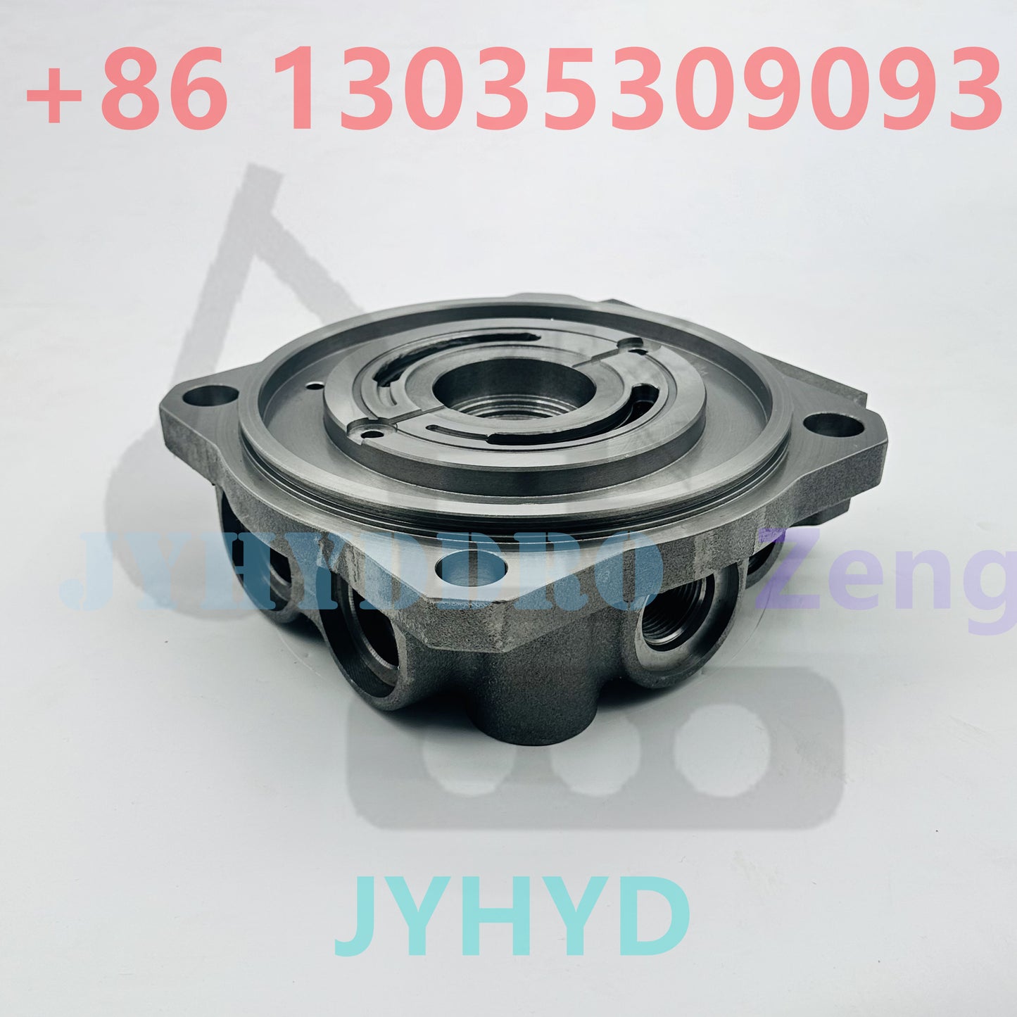 SUMITOMO SH210-6 EXCAVATOR SG08 SWING MOTOR HOUSING CASING SUB BRAKE VALVE REAR FLANGE