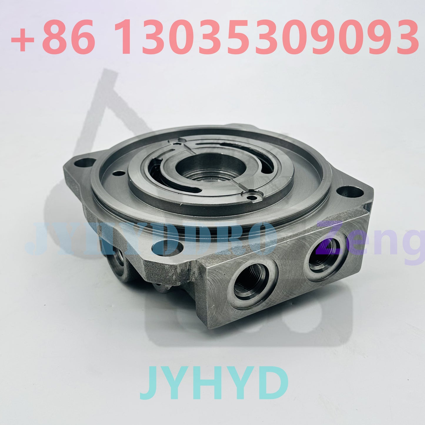 SUMITOMO SH210-6 EXCAVATOR SG08 SWING MOTOR HOUSING CASING SUB BRAKE VALVE REAR FLANGE