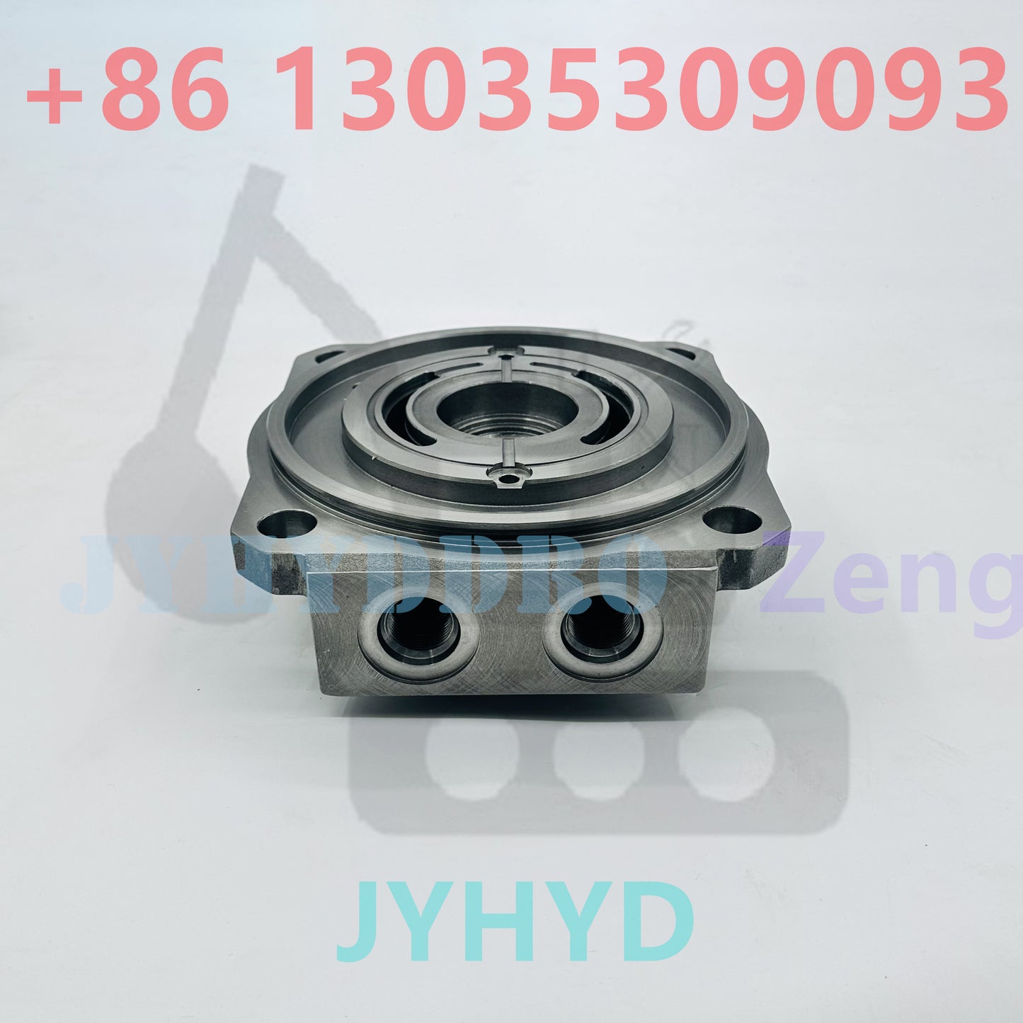 SUMITOMO SH210-6 EXCAVATOR SG08 SWING MOTOR HOUSING CASING SUB BRAKE VALVE REAR FLANGE