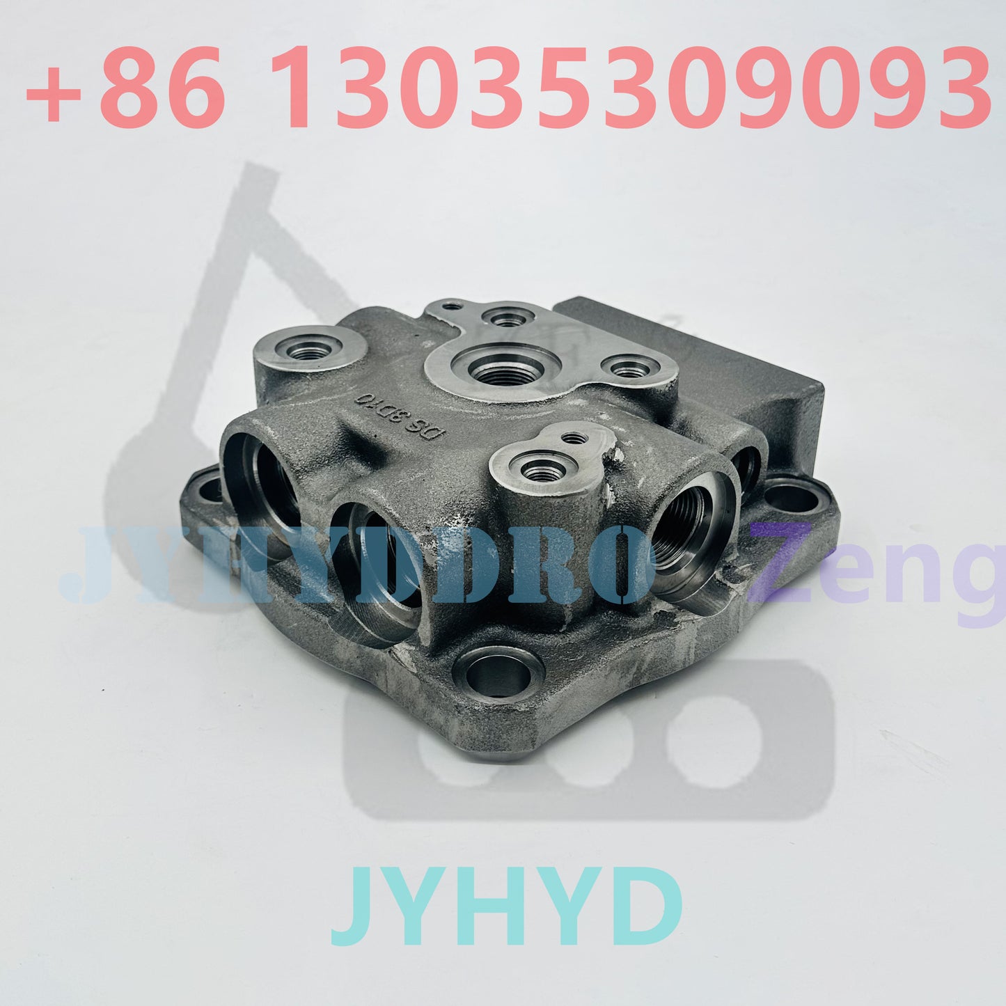 SUMITOMO SH210-6 EXCAVATOR SG08 SWING MOTOR HOUSING CASING SUB BRAKE VALVE REAR FLANGE
