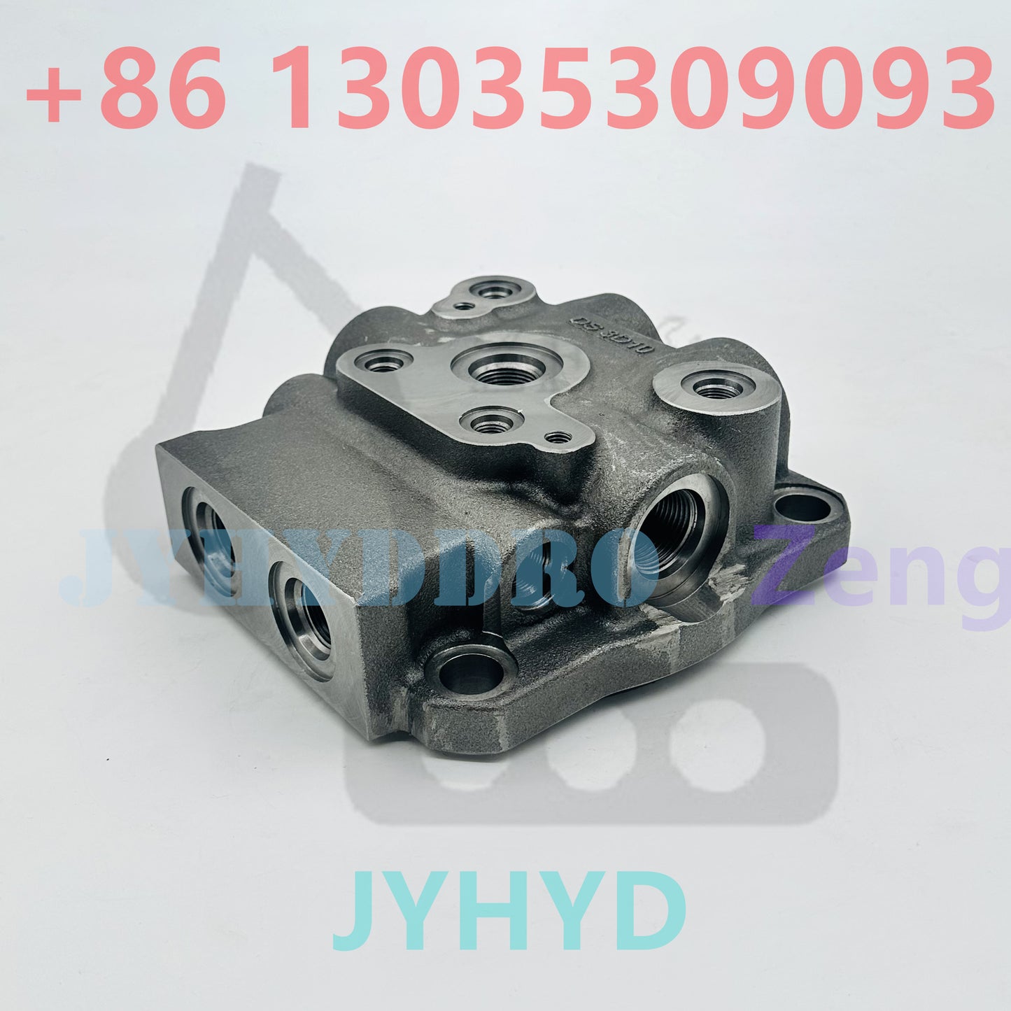 SUMITOMO SH210-6 EXCAVATOR SG08 SWING MOTOR HOUSING CASING SUB BRAKE VALVE REAR FLANGE