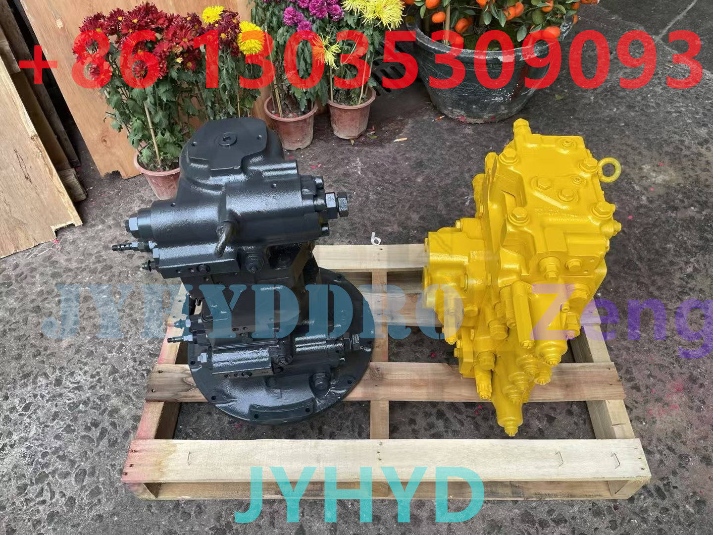 KOMATSU PC200-6 EXCAVATOR HYDRAULIC PUMP&MAIN CONTROL VALVE