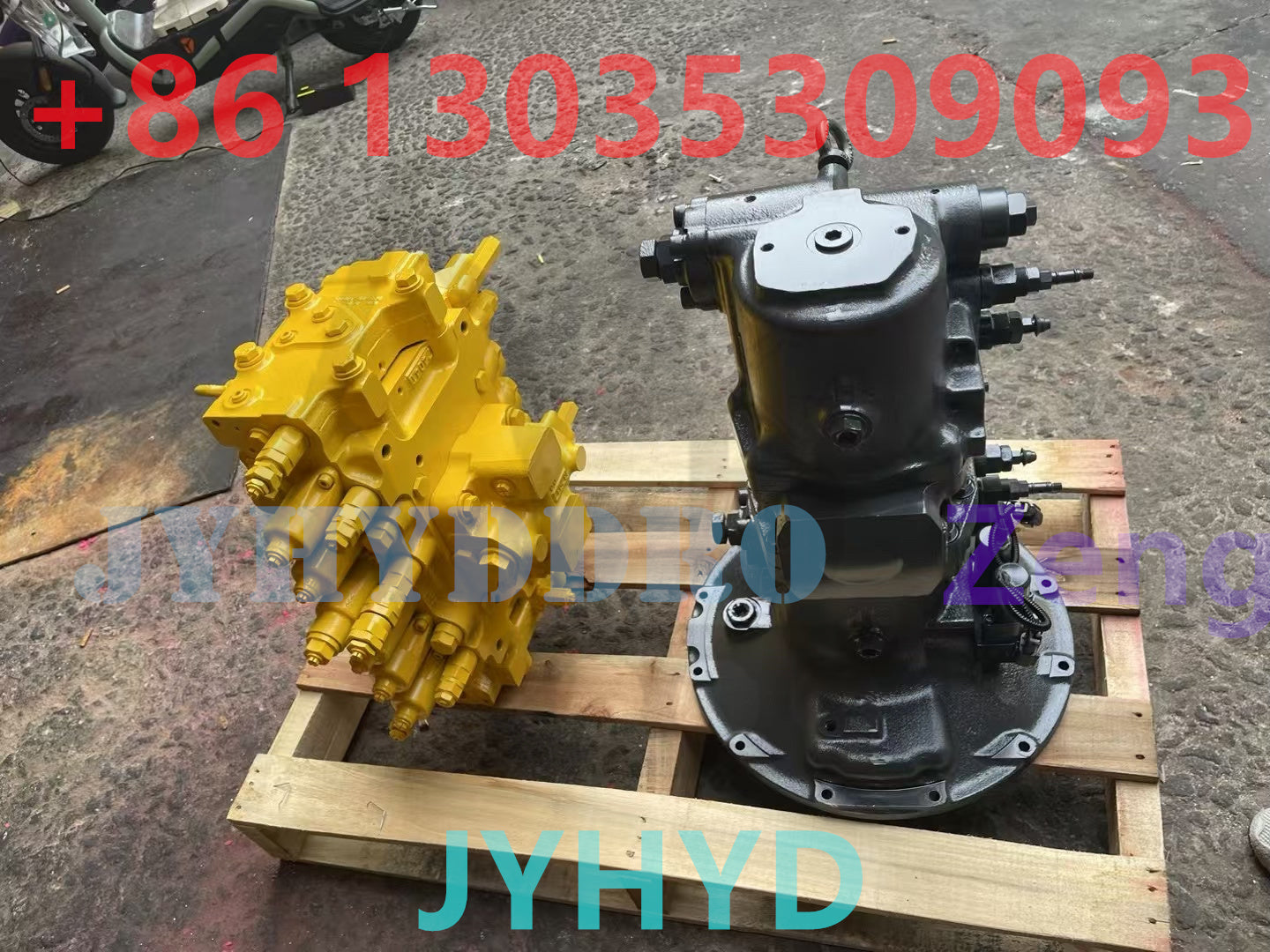 KOMATSU PC200-6 EXCAVATOR HYDRAULIC PUMP&MAIN CONTROL VALVE