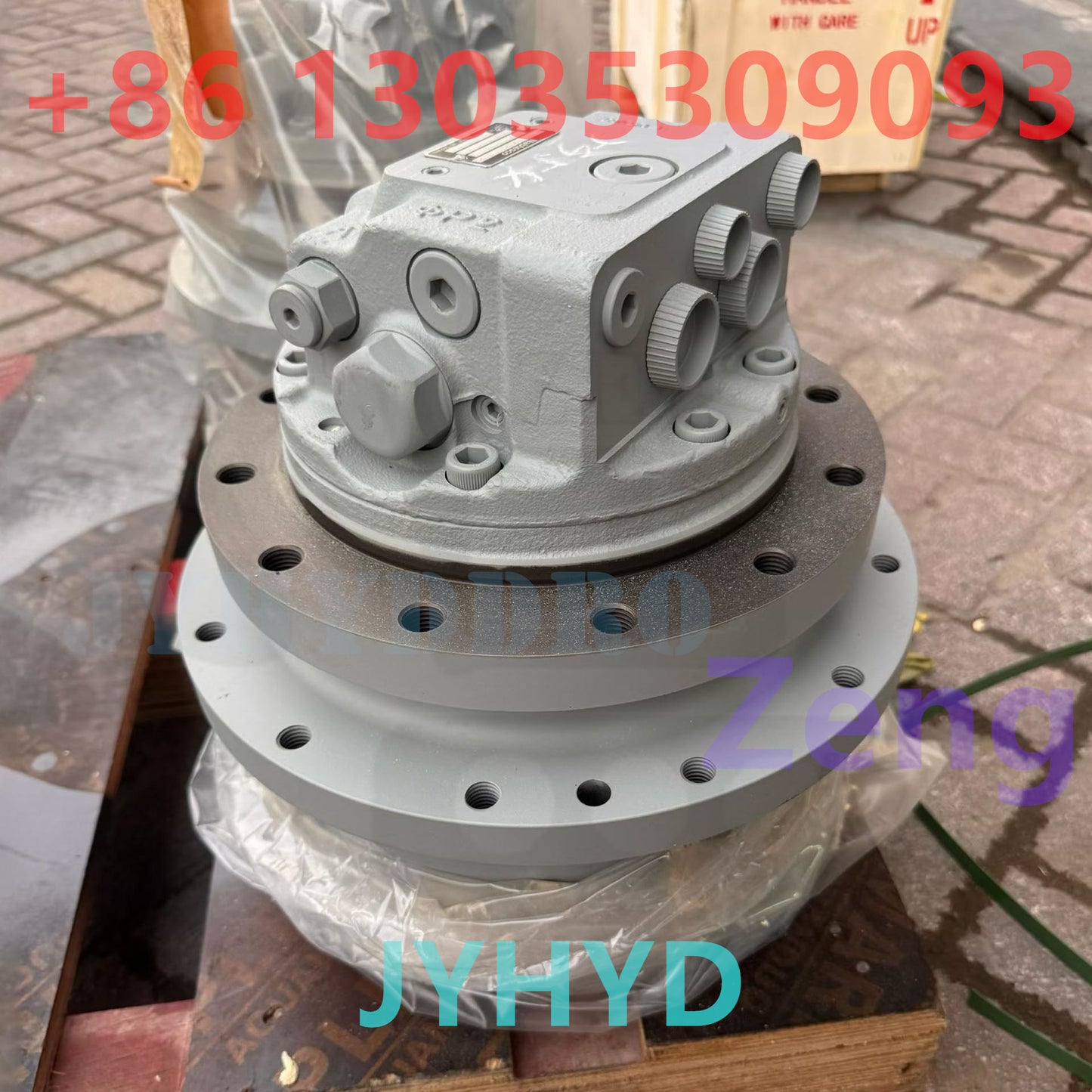 YUCHAI YC85 EXCAVATOR GM10VA-B-34-54- MSP09063A FINAL DRIVE TRAVEL MOTOR ASSY