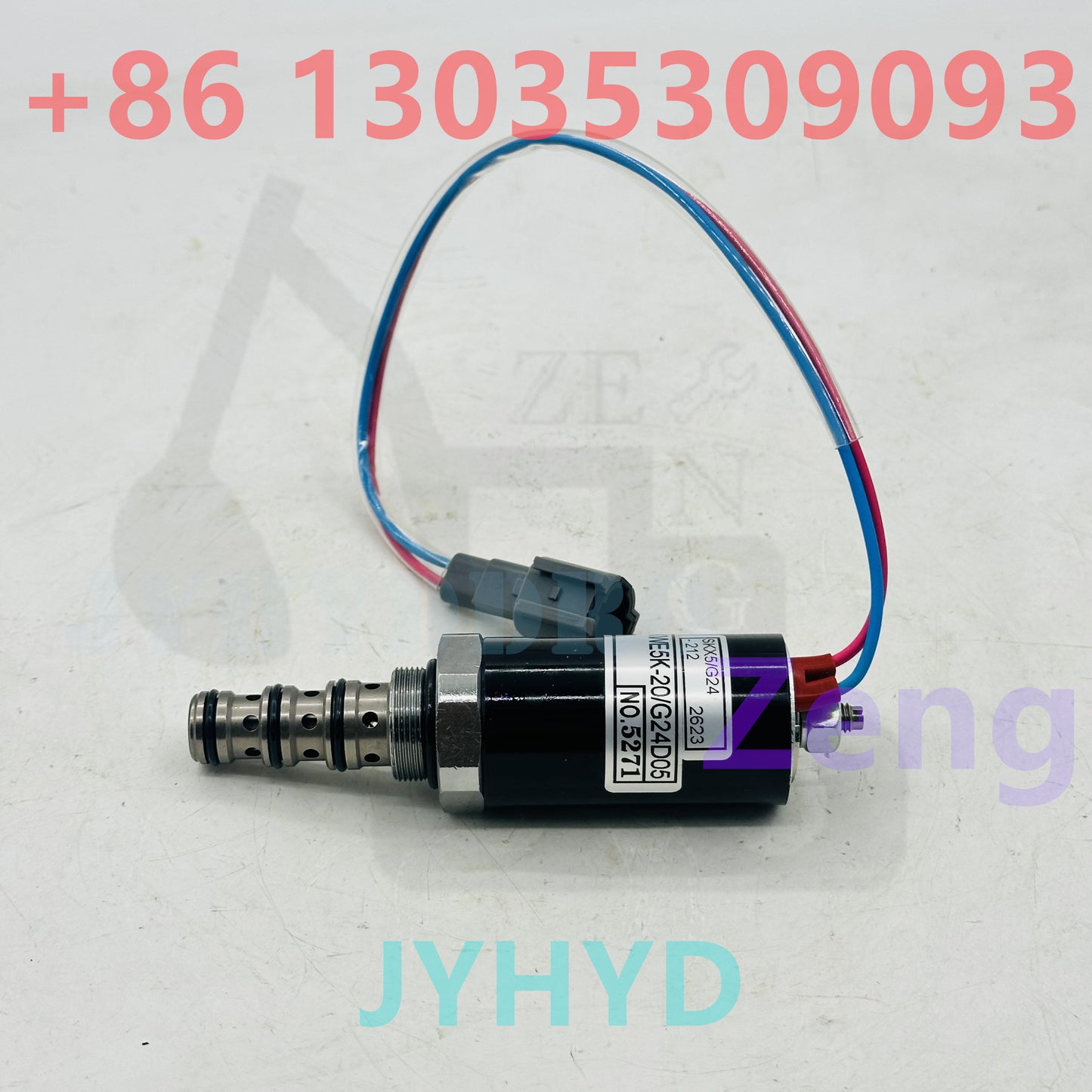 KATO HD820 EXCAVATOR KWE5K-20/G24D05 SOLENOID VALVE