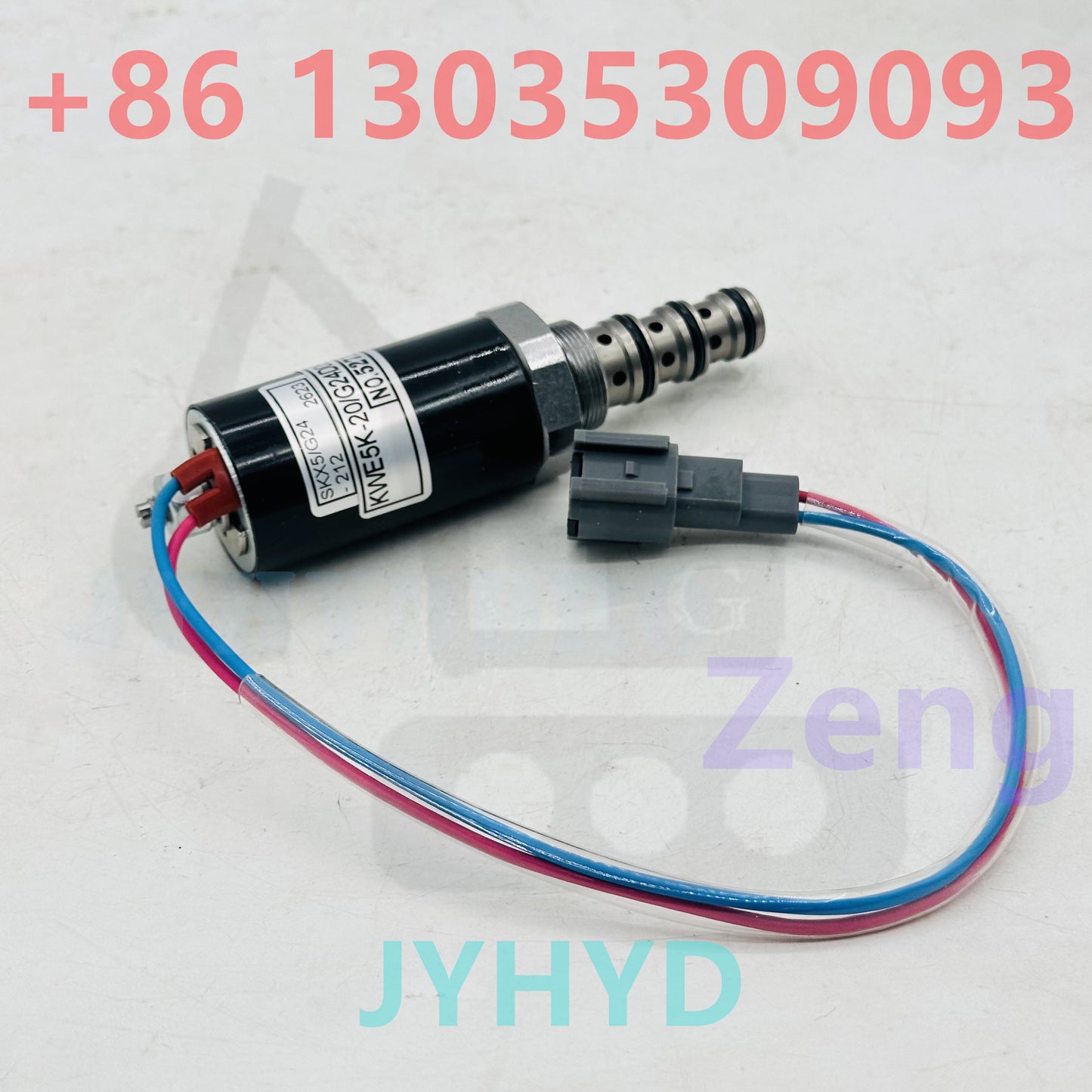 KATO HD820 EXCAVATOR KWE5K-20/G24D05 SOLENOID VALVE