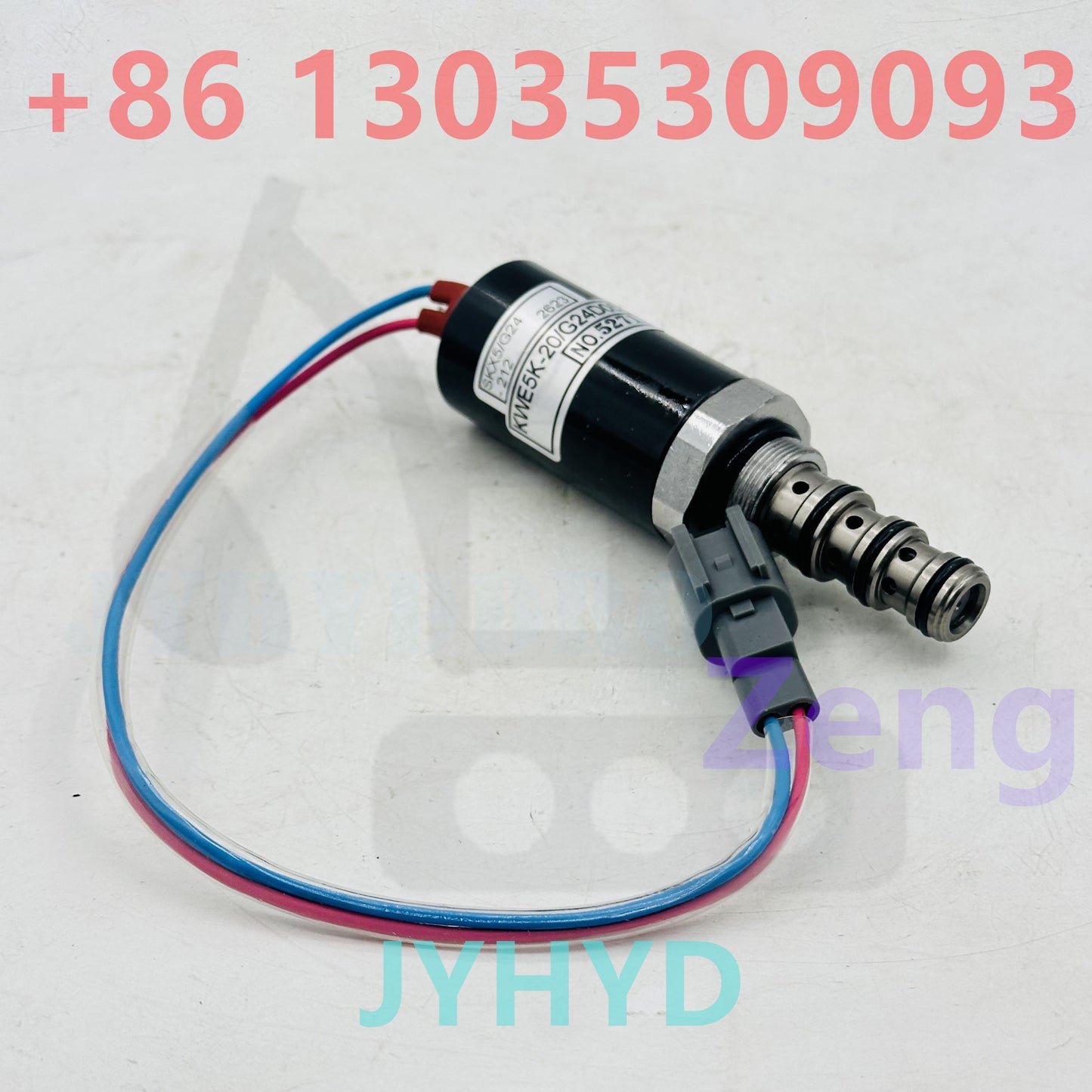 KATO HD820 EXCAVATOR KWE5K-20/G24D05 SOLENOID VALVE