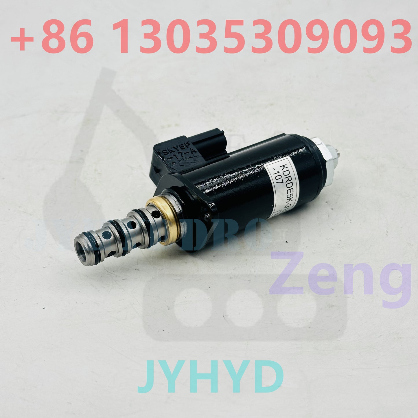 KOBELCO SK200-6E SK230-6E EXCAVATOR YN35V00052F1 KWE5K-31/30C50-107 SOLENOID VALVE
