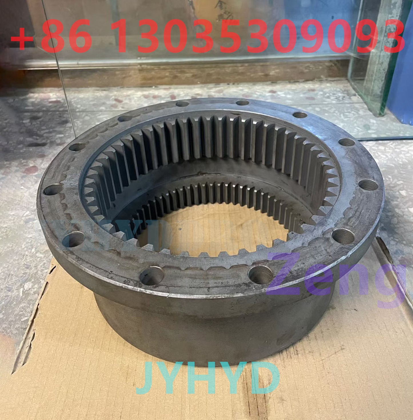 HITACHI EX200-2 EXCAVATOR SWING REDUCTION RING GEAR