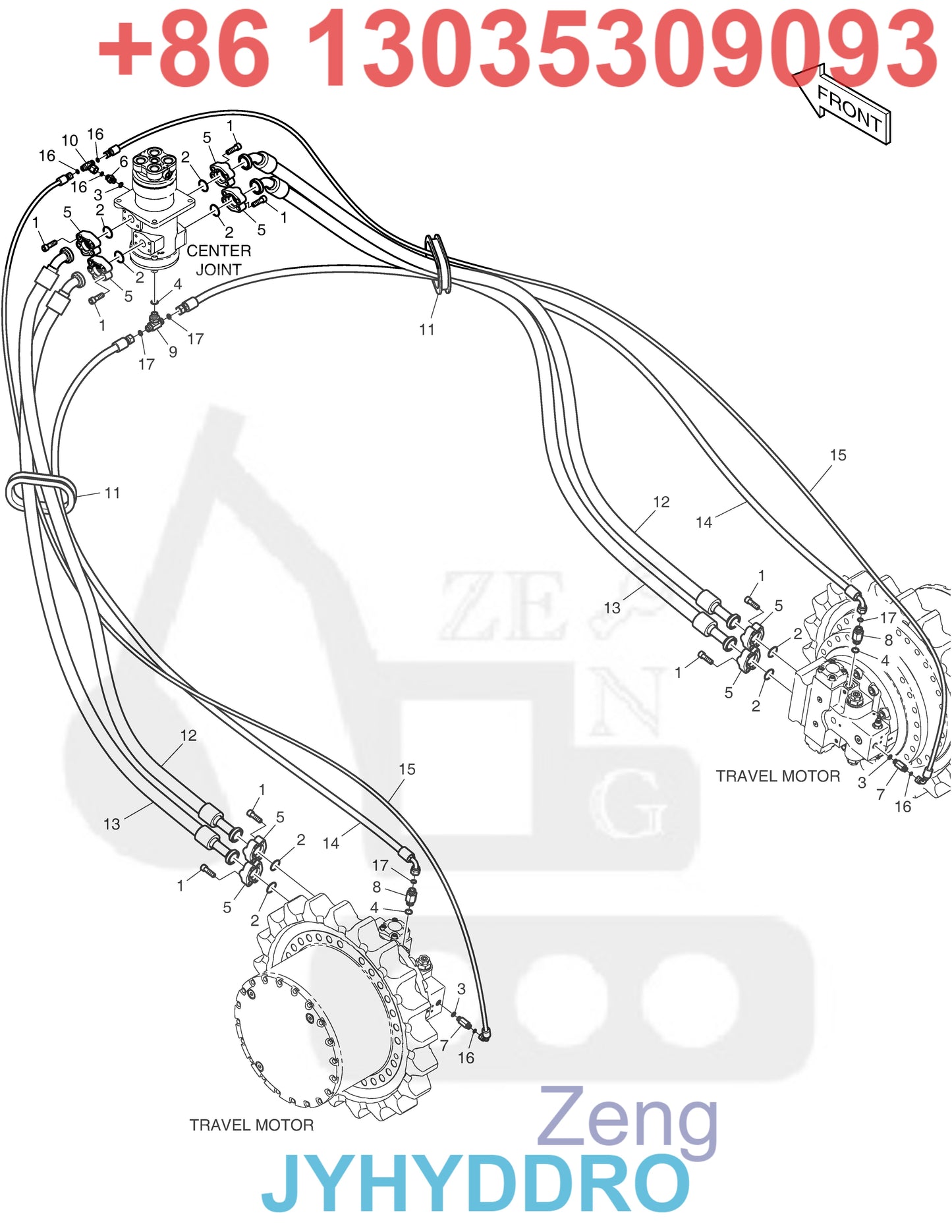 170401-00007B 170401-00007C 170401-00007E 170401-00007G 200108-00002A TRAVEL MOTOR ROTARY GROUP