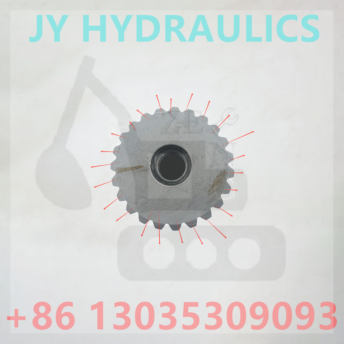 Sauer PV23 hydraulic piston pump drive shaft