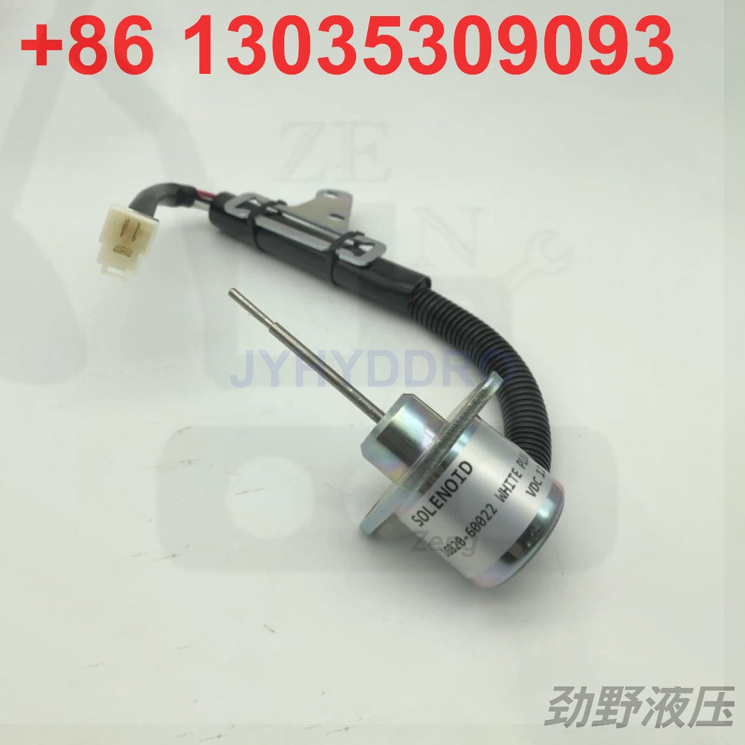 G820-60012 1G820-60020 1G820-60022 1503ES-12A5SUC9SLC24 SA-5156-12 Stop Solenoid Valve Kubota D722 BX2370 KX018 U17