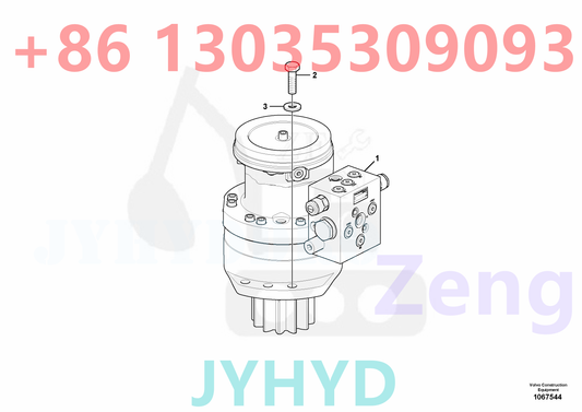 VOLVO ECR88D EXCAVATOR Swing gearbox