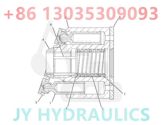 CATERPILLAR CAT349 CAT352 EXCAVATOR 313-2545 PISTON MOTOR PARTS
