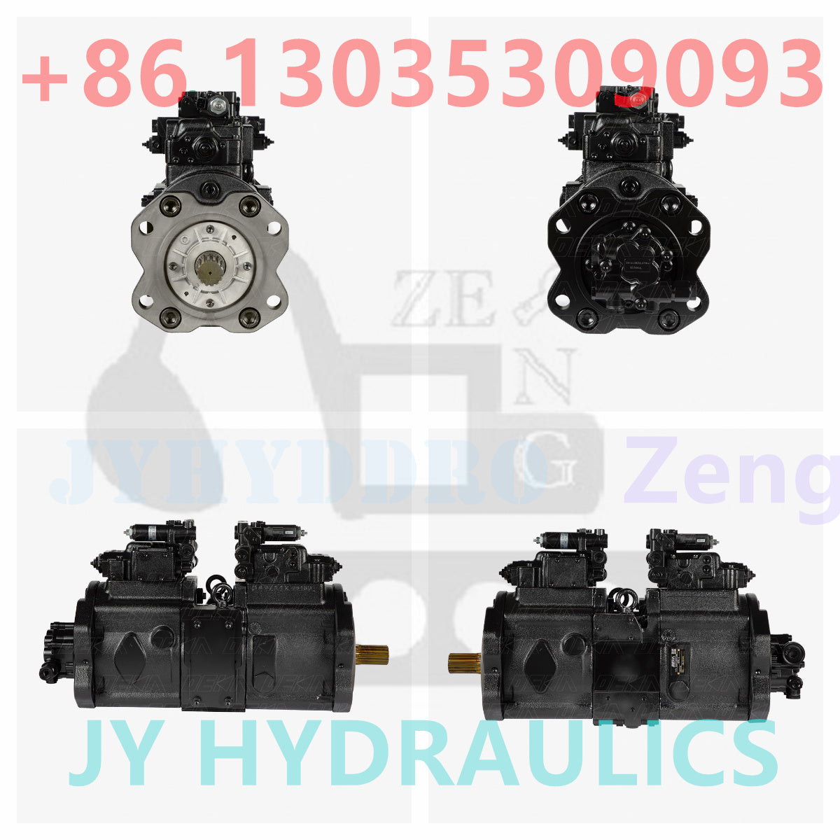 KAWASAKI K3V112DTP-9TDL (New  aluminum seat) HYDRAULIC PUMP