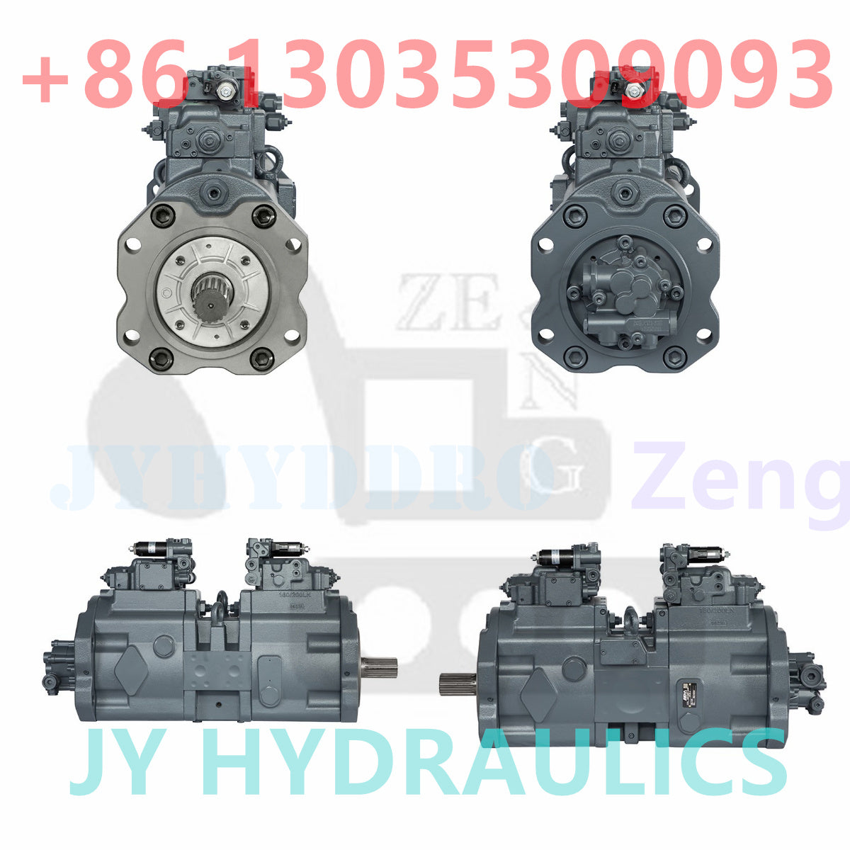 KAWASAKI K3V140DT-9TCM(Negative flow control) HYDRAULIC PUMP