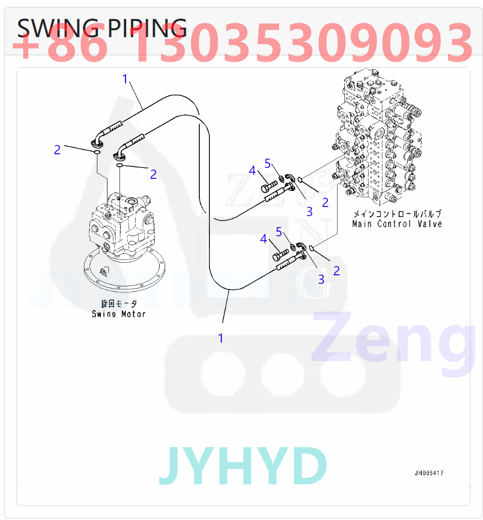 KOMATSU 706-7K-01150 706-7K-03150 SWING MOTOR ROTARY GROUP AND SPARE PARTS