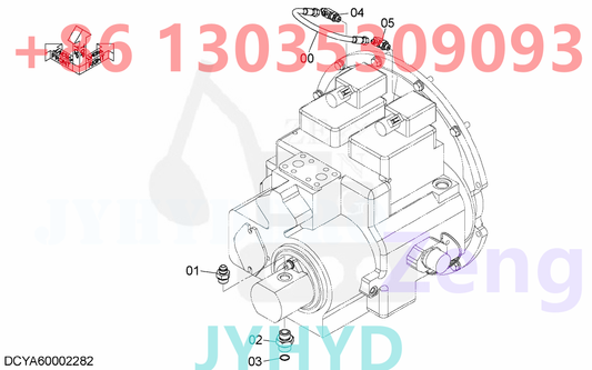 HITACHI 4432815 9184686 HYDRAULIC PUMP ROTARY GROUP