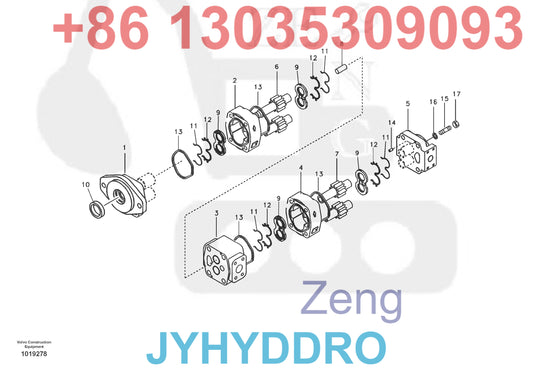 VOE14543168 GEAR PUMP