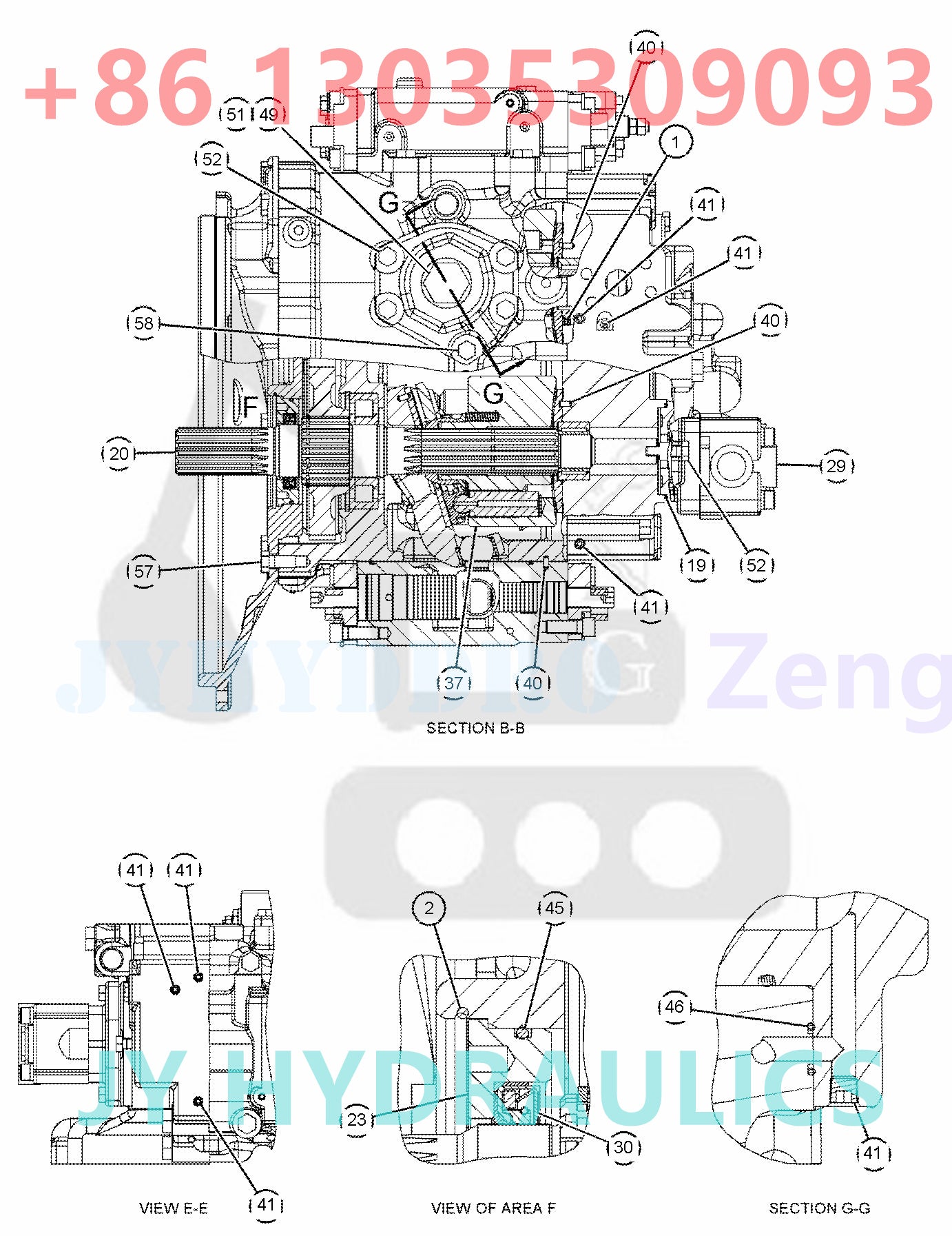 CATERPILLAR CAT320D2 CAT323D2 CAT323D2L EXCAVATOR 387-2626 436-6669 HYDRAULIC MAIN PUMP GP ROTARY GROUP