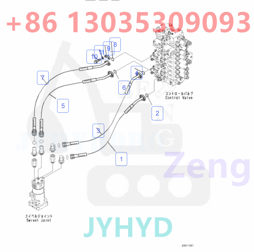 KOMATSU 706-7K-01150 706-7K-03150 SWING MOTOR ROTARY GROUP