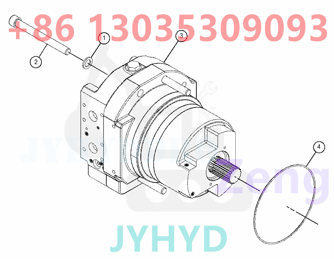 CATERPILLAR CAT349D2L CAT352 CAT350 CAT352F-VG CAT349EL CAT349FL CAT349E EXCAVATOR TRAVEL MOTOR ROTARY GROUP