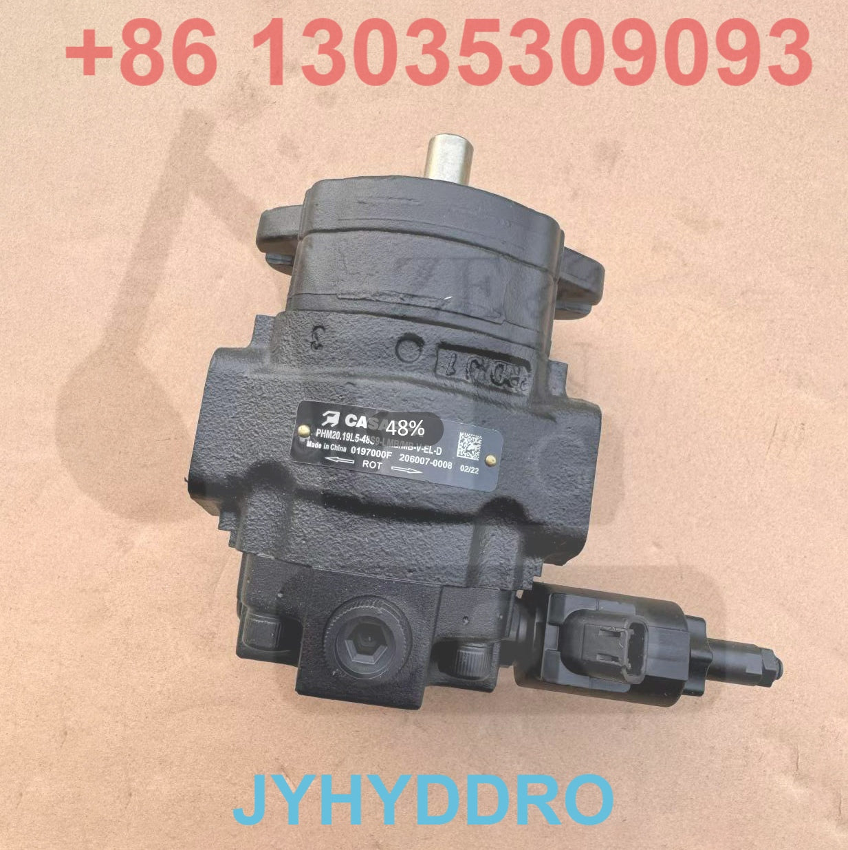 LOVOL FR480 FR500 FR510 EXCAVATOR PHM20.19L5-48S9-LMB/MB-V-EL-D FAN MOTOR