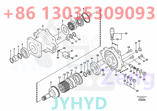 VOLVO VOE14573100 VOE14625697 VOE14596601 SWING MOTOR ROTARY GROUP