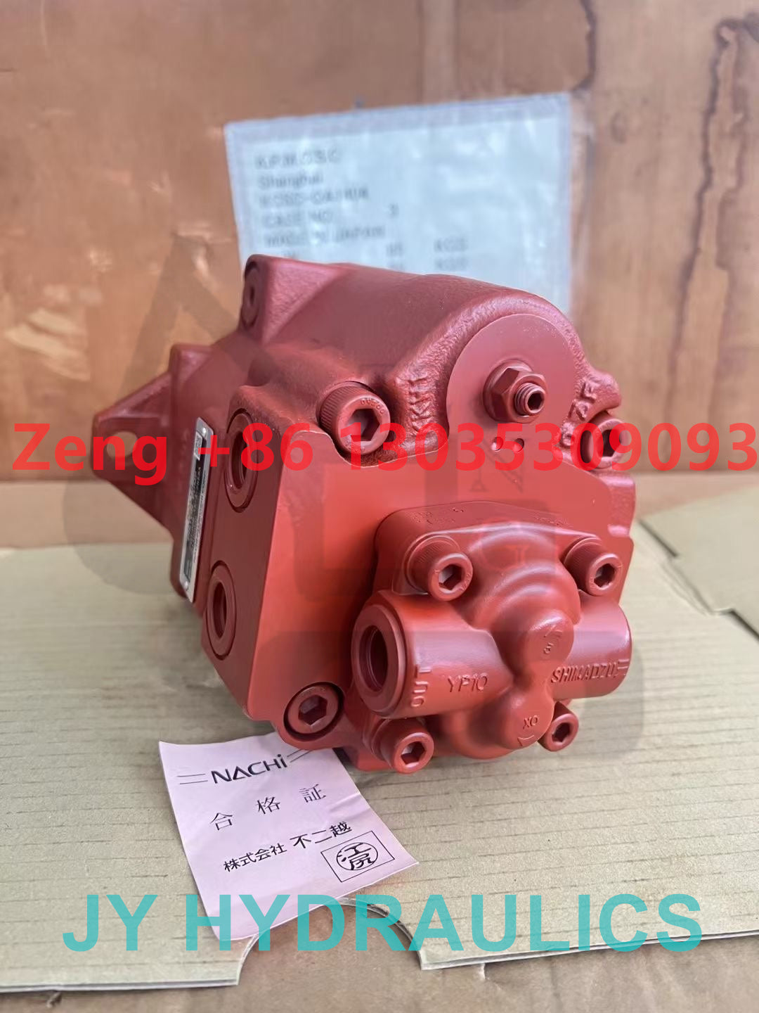 NACHI ORIGINAL PVD-00B-11  hydraulic pump for YANMAR VIO10 excavator