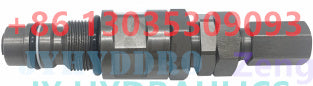 KOMATSU PC120-6 excavator Overflow valve cannon relief valve