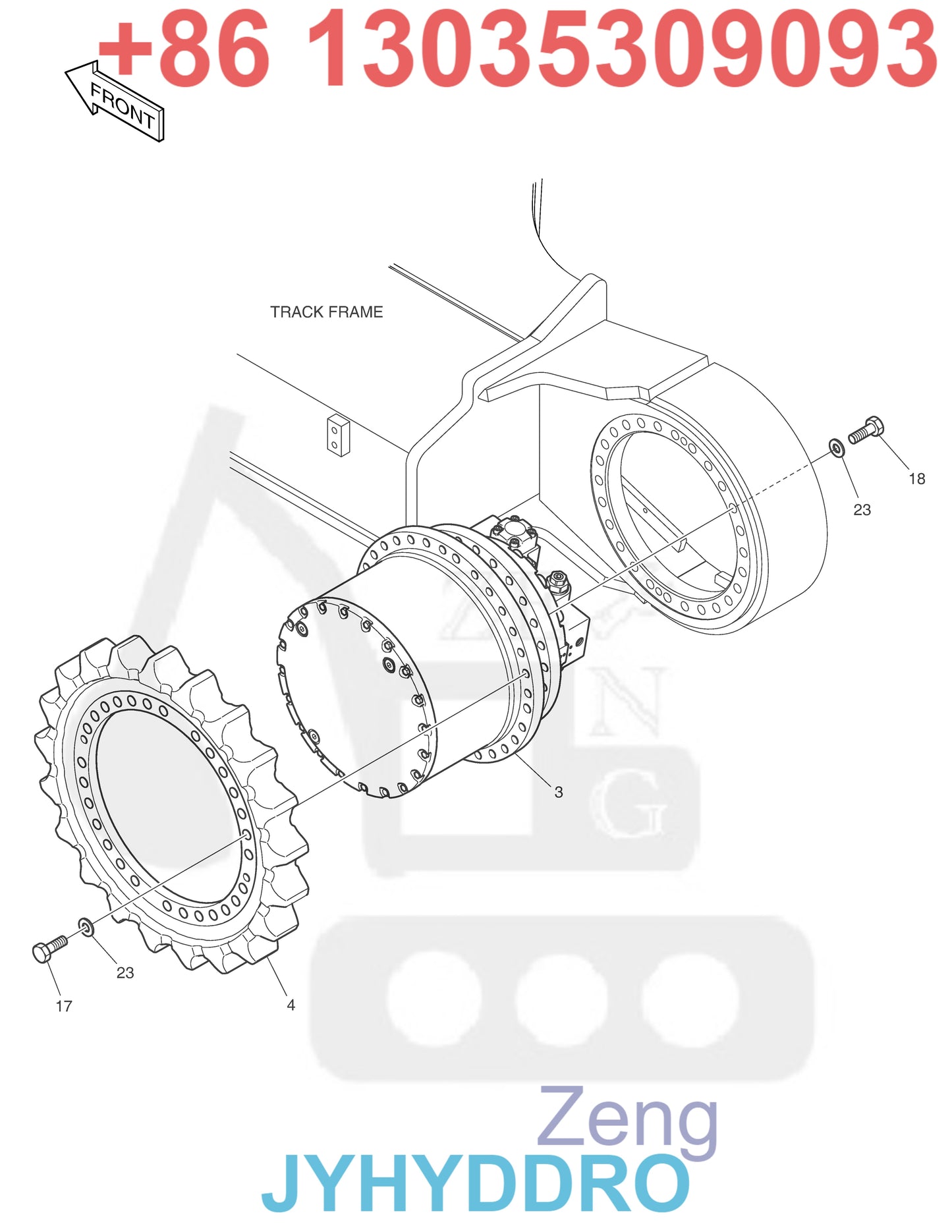 170401-00007B 170401-00007C 170401-00007E 170401-00007G 200108-00002A TRAVEL MOTOR ROTARY GROUP
