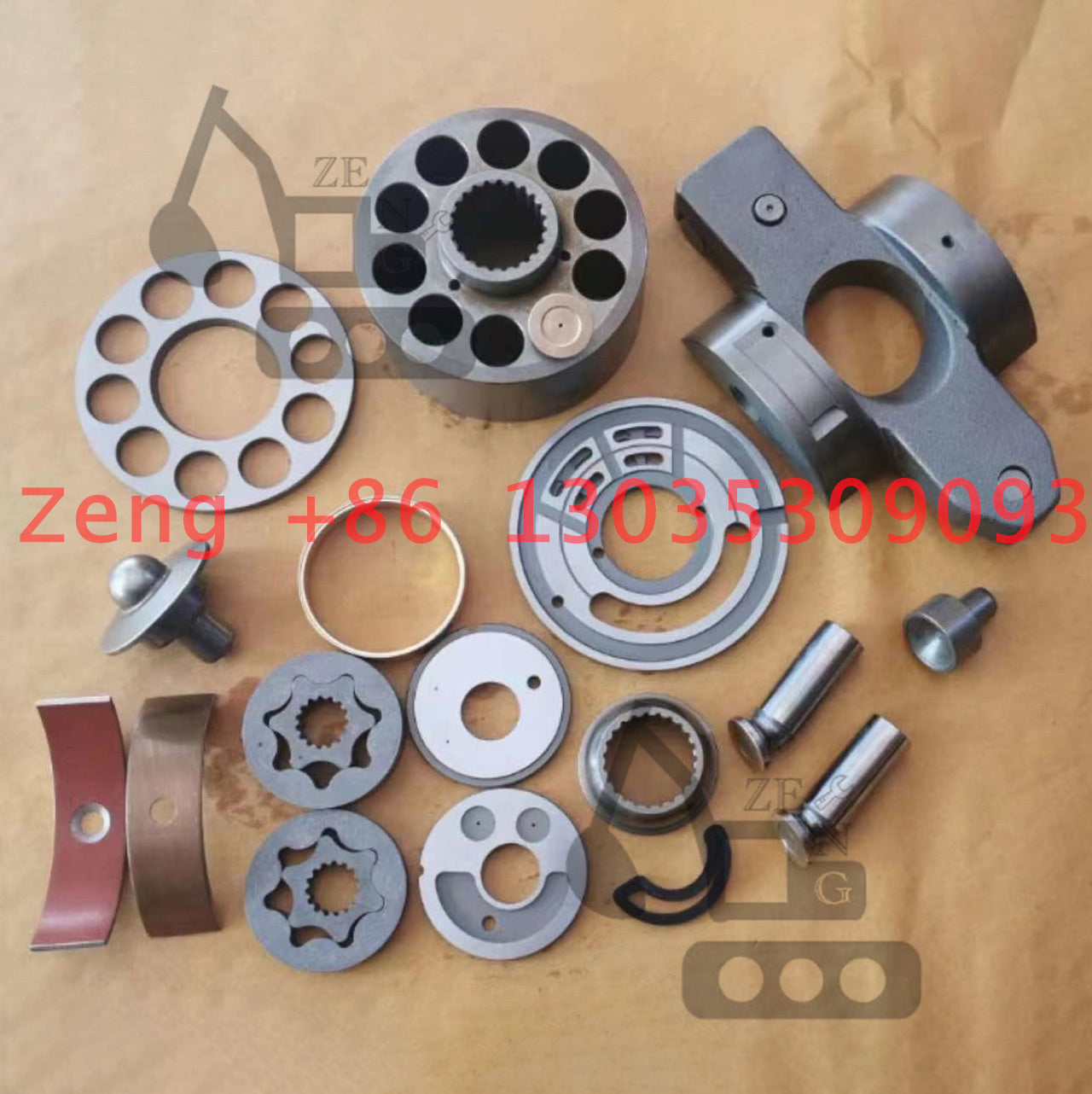 KAYABA PSVD2-26E PSVD2-27E hydraulic pump cylinder block rotor barrel