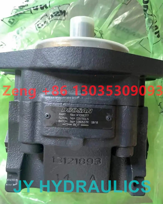 DOOSAN K1006377 original gear pump for DX420LC DX480LC DX520LC EXCAVATOR