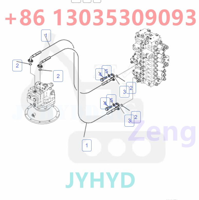 KOMATSU 706-7K-01150 706-7K-03150 SWING MOTOR ROTARY GROUP