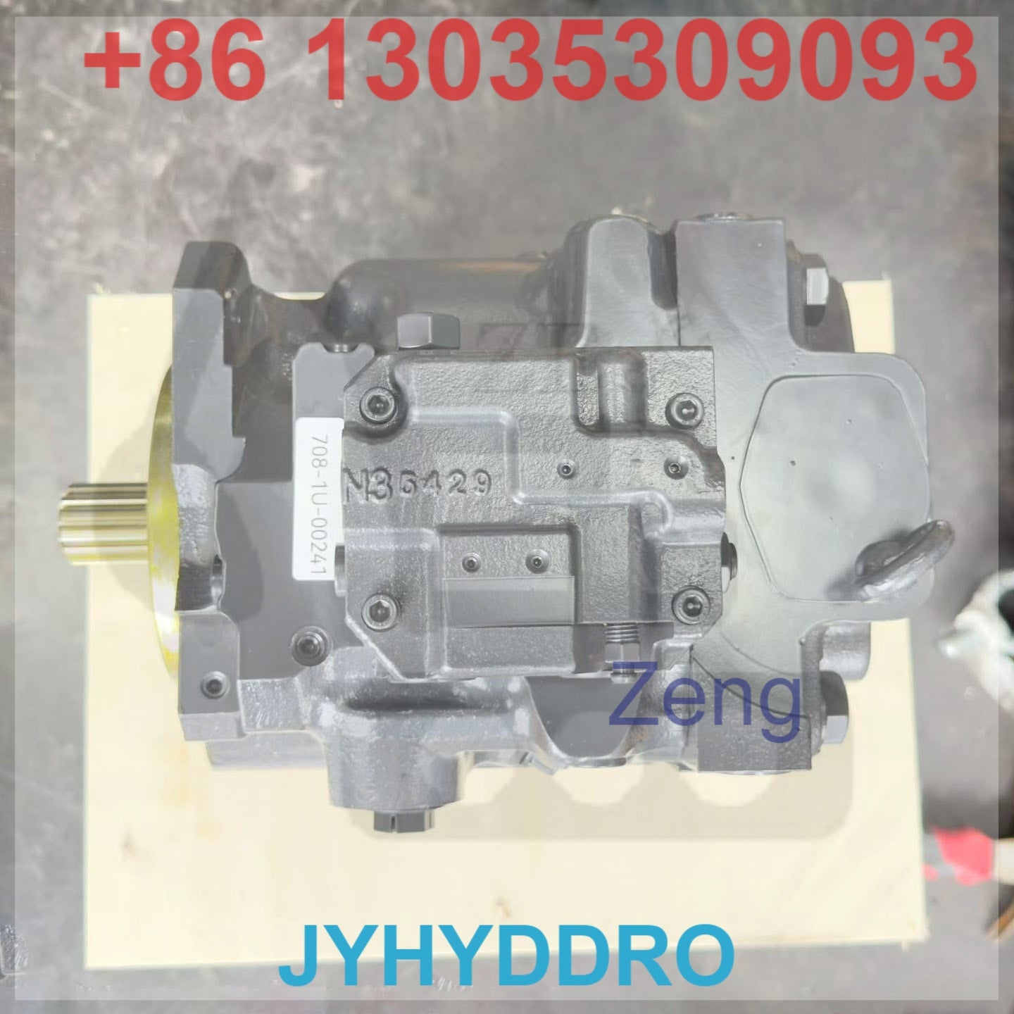 KOMATSU WA380Z-6 WHEEL LOADER 708-1U-00240 708-1U-00241 HYDRAULIC PUMP