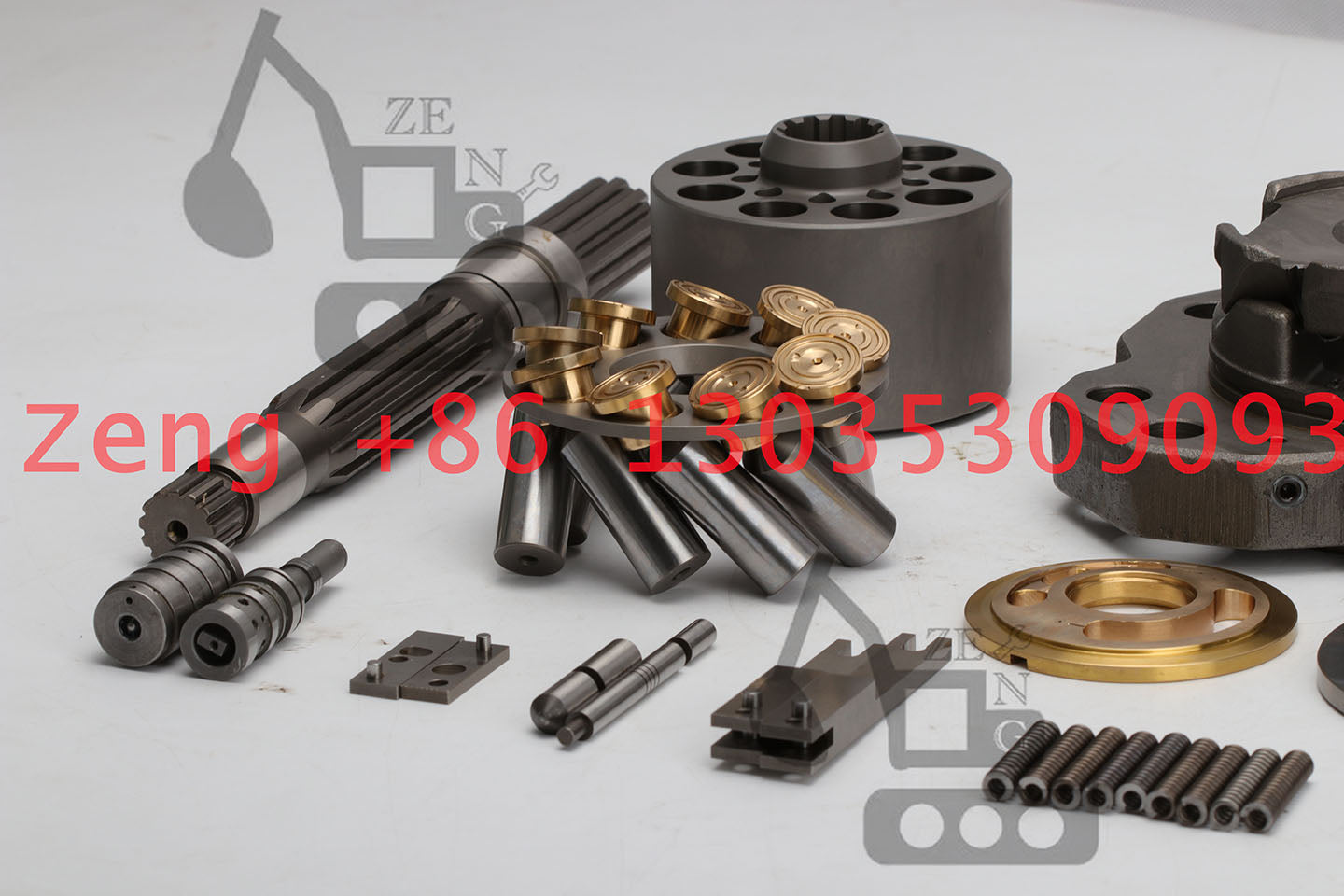 Kawasaki K3V63 hydraulic pump rotory group and spare parts for Kobelco SK100-2/3/5 SK120-1/2/3/5 SK130-7 SK135，Caterpillar E310 E311  E312C，Hyundai R130-7 R150-7 HX60-2，Daewoo S120W/130/130LC DH150-7，Sumitomo SH130LC SH120W excavator