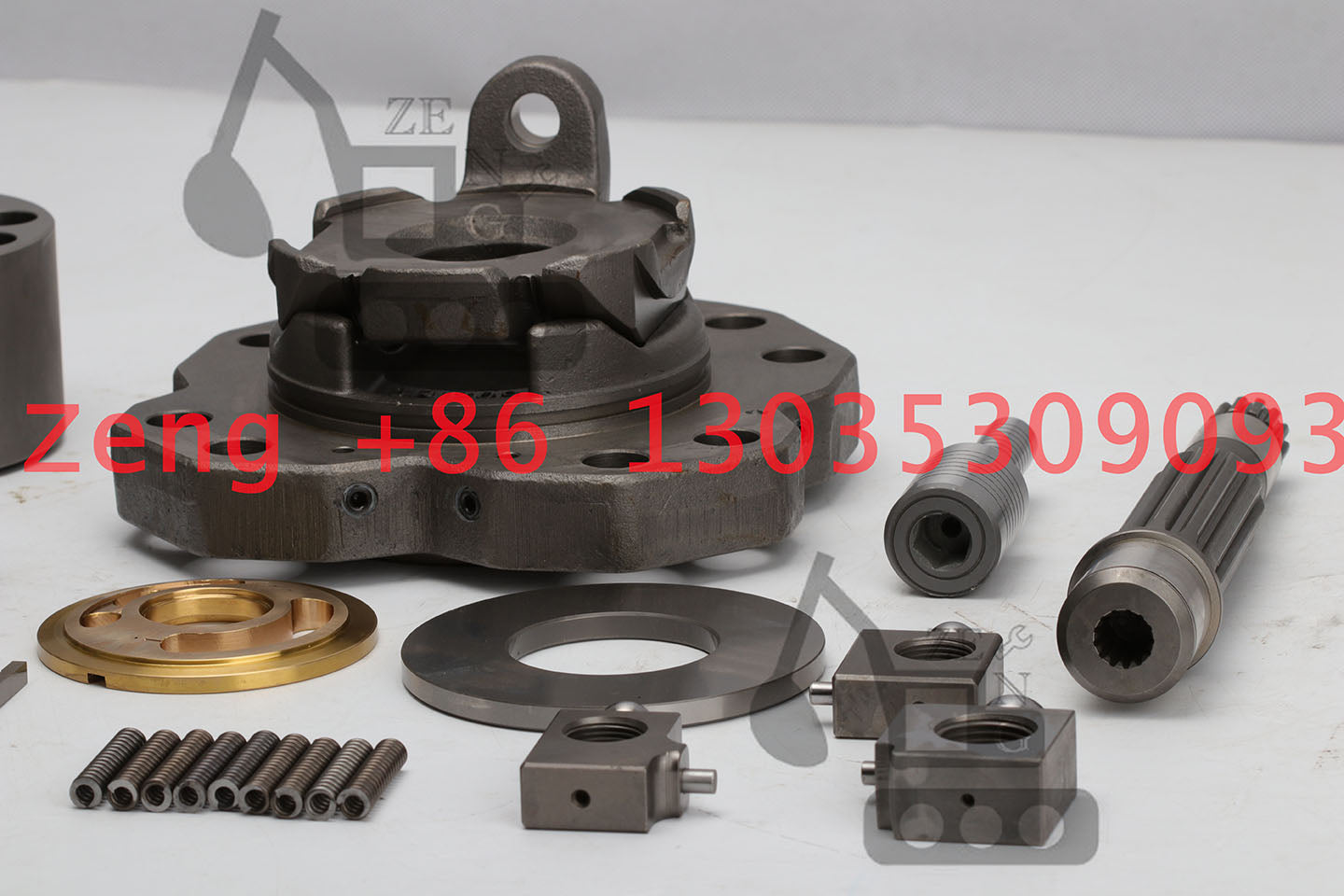 Kawasaki K3V63 hydraulic pump rotory group and spare parts for Kobelco SK100-2/3/5 SK120-1/2/3/5 SK130-7 SK135，Caterpillar E310 E311  E312C，Hyundai R130-7 R150-7 HX60-2，Daewoo S120W/130/130LC DH150-7，Sumitomo SH130LC SH120W excavator