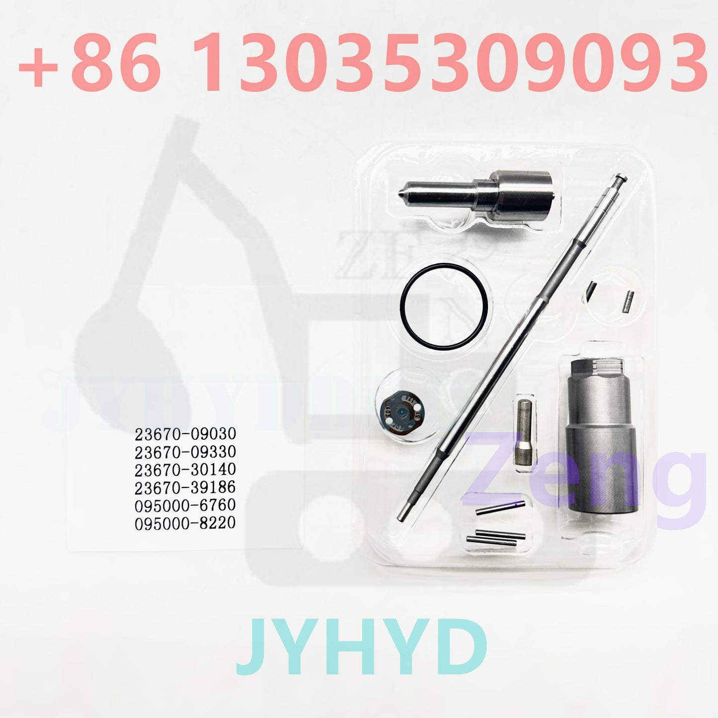 23670-09030 23670-09330 23670-30140 23670-39186 095000-6760 095000-8220 INJECTOR